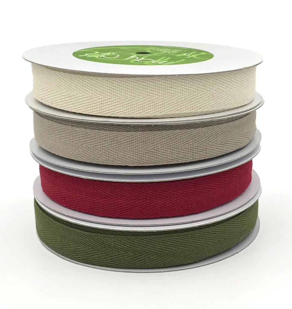 3/16 wide cotton twill tape - Package 5 Yards