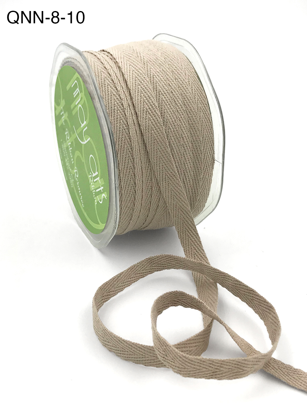 May Arts Ribbon : Lightweight Cotton Twill Tape - Natural – Bolt