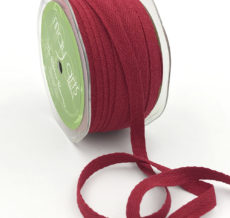 red twill cotton ribbon