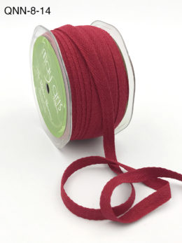 red twill cotton ribbon