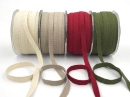 3/8" twill cotton ribbons