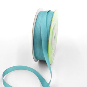 100% Hand-Dyed 1/4 Inch Silk Ribbon with Woven Edge - SK-4-04 - TEAL