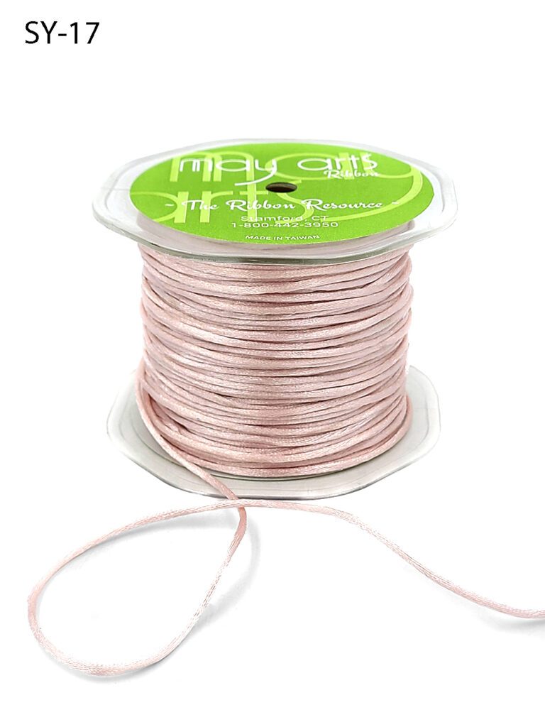 1/8 Inch Rat Tail Satin String Cord Ribbon