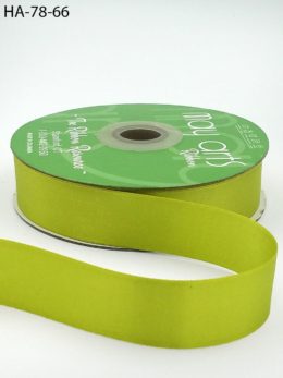 celery double face satin ribbon