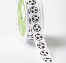 soccer balls *2 colors Grosgrain w/ Print Ribbon