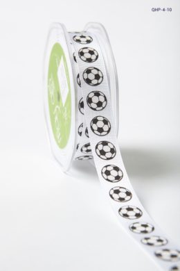 soccer balls *2 colors Grosgrain w/ Print Ribbon