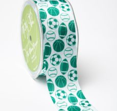 Forest Green Grosgrain w/ Print Ribbon