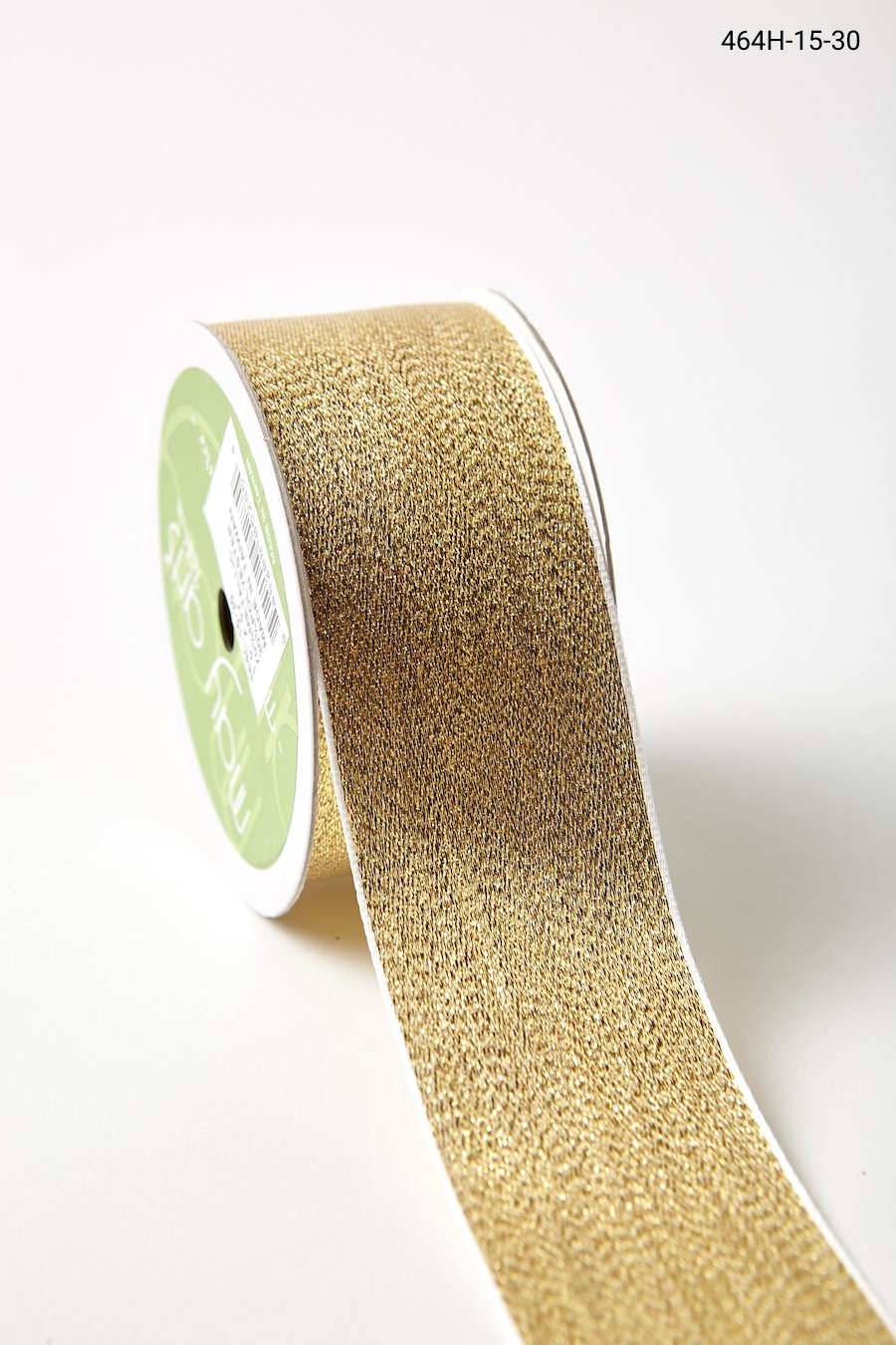 Center Stripe Linen Ribbon - 2.5 Online Ribbon - May Arts Ribbon
