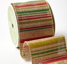 2.5” 576H-25-14 RED/GREEN/GOLD STRIPE