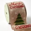 2.5” 585H-25-14 RED/GREEN/WHITE MERRY CHRISTMAS