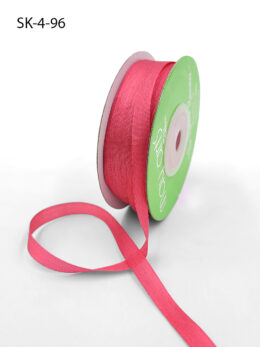 Red Silk Ribbon 1/4” wide BY THE YARD, Narrow Red Silk Ribbon