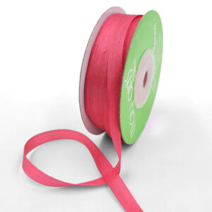 100% Hand-Dyed 1/4 Inch Silk Ribbon with Woven Edge - SK-4-96- WATERMELON