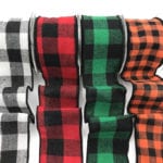 Products gingham checkered wired ribbons