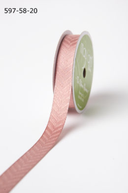 Rose Woven Hidden Arrow Ribbon