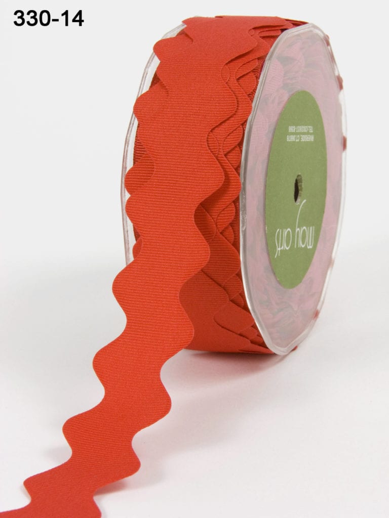 1 inch Ric Rac Ribbon with Cut Edge May Arts Ribbon