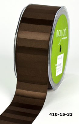 Brown Double Face Satin Ribbon, 1.5" Brown Double Face Satin Ribbon