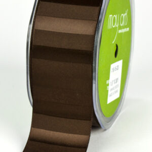 Brown Double Face Satin Ribbon, 1.5" Brown Double Face Satin Ribbon