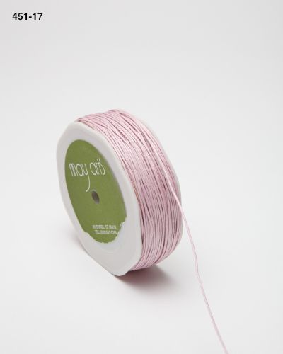 May Arts Ribbon, Pink Burlap String
