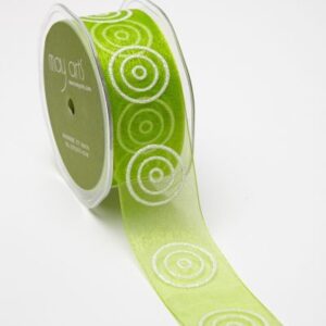 Variation #155391 of 1.5 Inch Sheer Ribbon with Glitter Circles