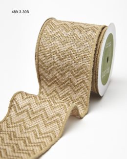 Variation #0 of 3 Inch Printed Burlap Ribbon