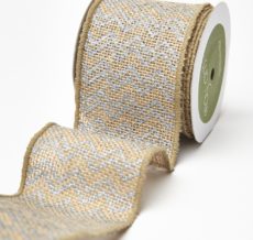 Variation #0 of 3 Inch Printed Burlap Ribbon