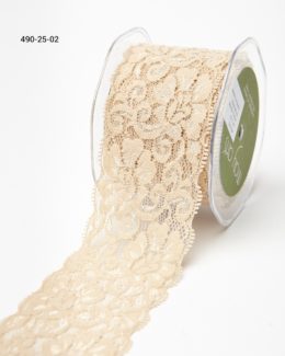 Variation #0 of 2.5 Inch Elastic Lace Ribbon