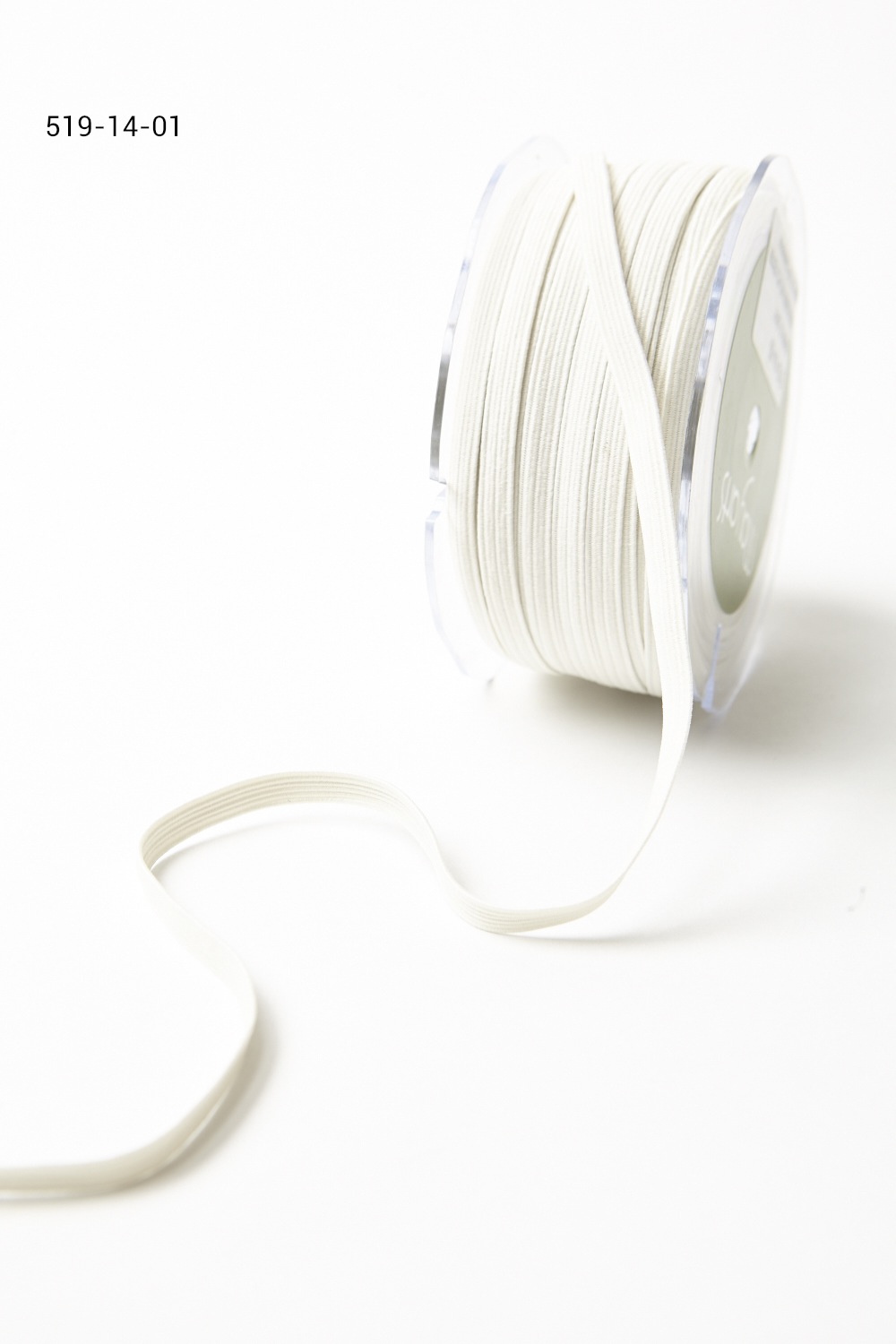 1/4 Inch Flat Elastic Ribbon with Woven Egde - May Arts Wholesale Ribbon