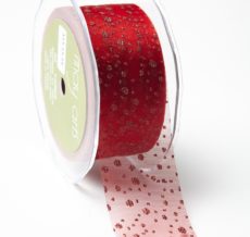 Variation #155999 of 1.5 Inch Sheer Ribbon With Glitter Dots