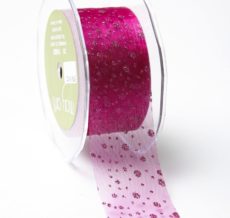 Variation #156001 of 1.5 Inch Sheer Ribbon With Glitter Dots