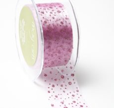 Variation #156002 of 1.5 Inch Sheer Ribbon With Glitter Dots