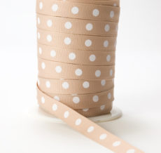 Variation #0 of 3/8 Inch Grosgrain Center Dot Ribbon