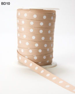 Variation #0 of 3/8 Inch Grosgrain Center Dot Ribbon