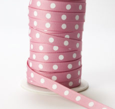 Variation #0 of 3/8 Inch Grosgrain Center Dot Ribbon