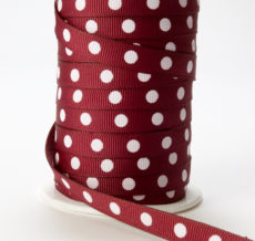 Variation #0 of 3/8 Inch Grosgrain Center Dot Ribbon