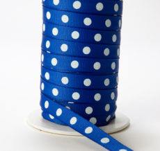 Variation #0 of 3/8 Inch Grosgrain Center Dot Ribbon