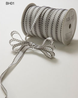 Variation #148665 of 3/8 Inch Grosgrain Stitched Edge Ribbon