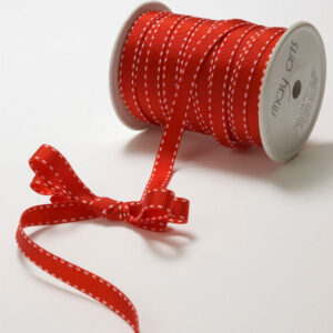 Variation #148668 of 3/8 Inch Grosgrain Stitched Edge Ribbon