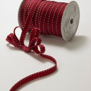 Variation #148673 of 3/8 Inch Grosgrain Stitched Edge Ribbon