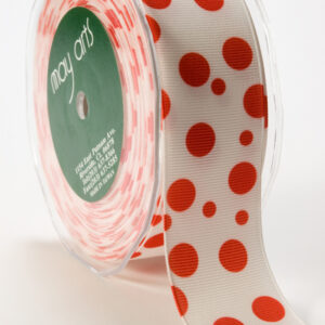 DD-5-44 1.5 Inch Grosgrain Dots Ribbon
