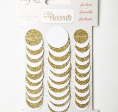 Variation #0 of Gold Glitter Dot Paper Garland