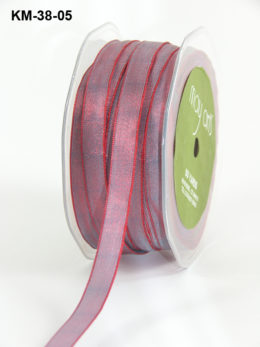 Variation #151203 of 3/8 Inch Solid Two Toned Wired Ribbon