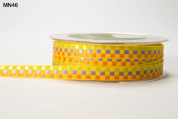 Variation #151411 of 3/8 Inch WOVEN CHECK Ribbon