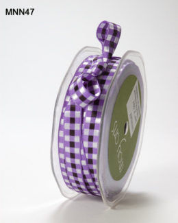 Variation #151475 of 3/8 Inch SOLID/WOVEN CHECK Ribbon