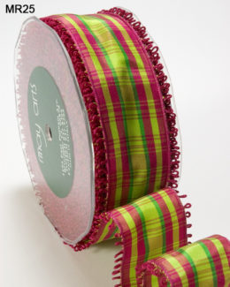 Variation #151480 of 1.5 Inch PLAID/LOOP EDGE/WIRED Ribbon