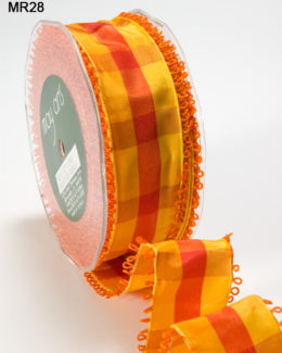 Variation #151481 of 1.5 Inch PLAID/LOOP EDGE/WIRED Ribbon
