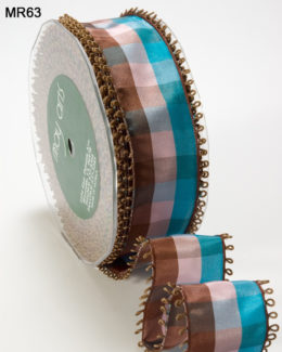Variation #151483 of 1.5 Inch PLAID/LOOP EDGE/WIRED Ribbon