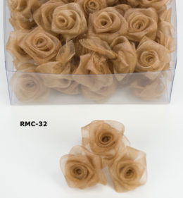 Variation #0 of 100/BOX – 1″ SHEER ROSES Ribbon