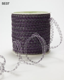 Lavender Curly Sparkling Ribbon