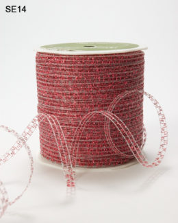 Red Curly Sparkling Ribbon