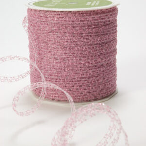Fuchsia Curly Sparkling Ribbon